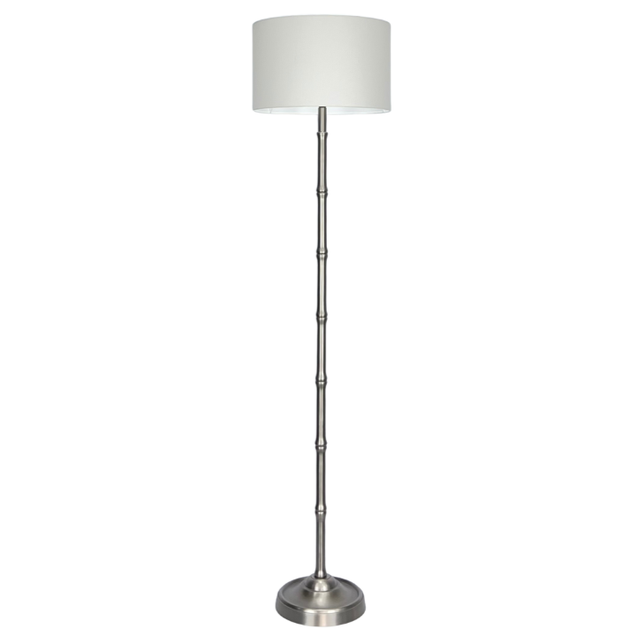 Alexander Antique Silver Floor Lamp