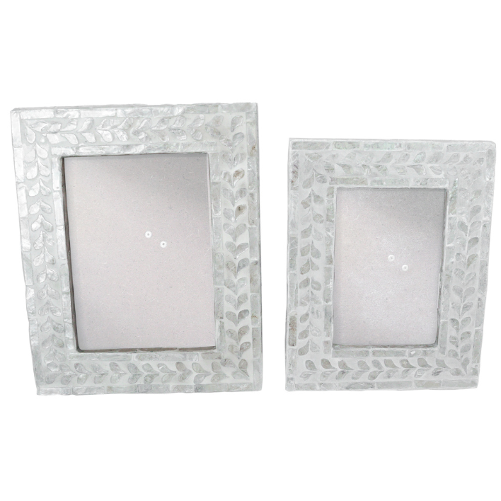 Vine Mother Of Pearl Photo Frame - 2 Sizes