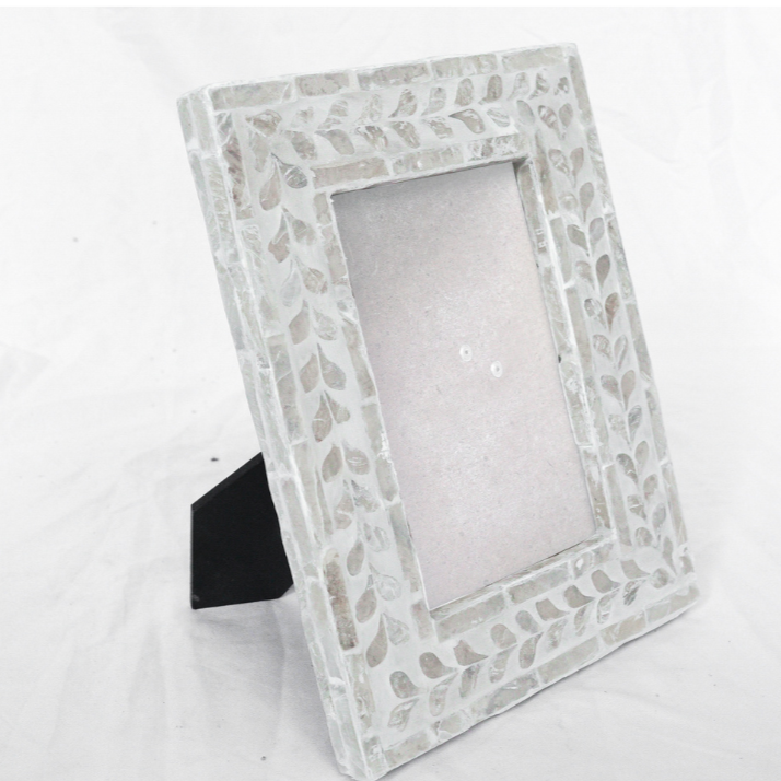 Vine Mother Of Pearl Photo Frame - 2 Sizes