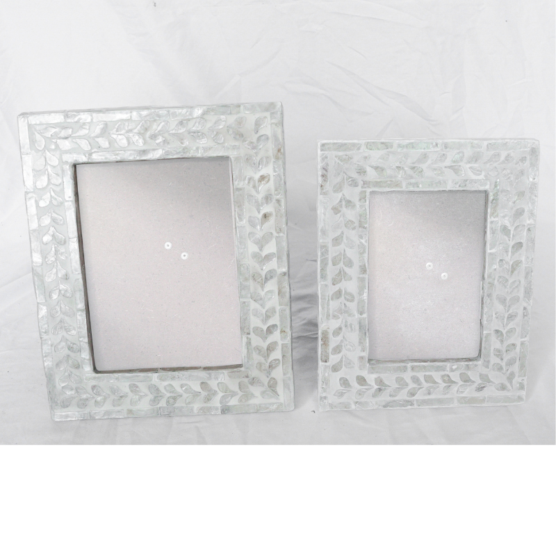 Vine Mother Of Pearl Photo Frame - 2 Sizes