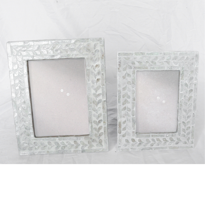 Vine Mother Of Pearl Photo Frame - 2 Sizes