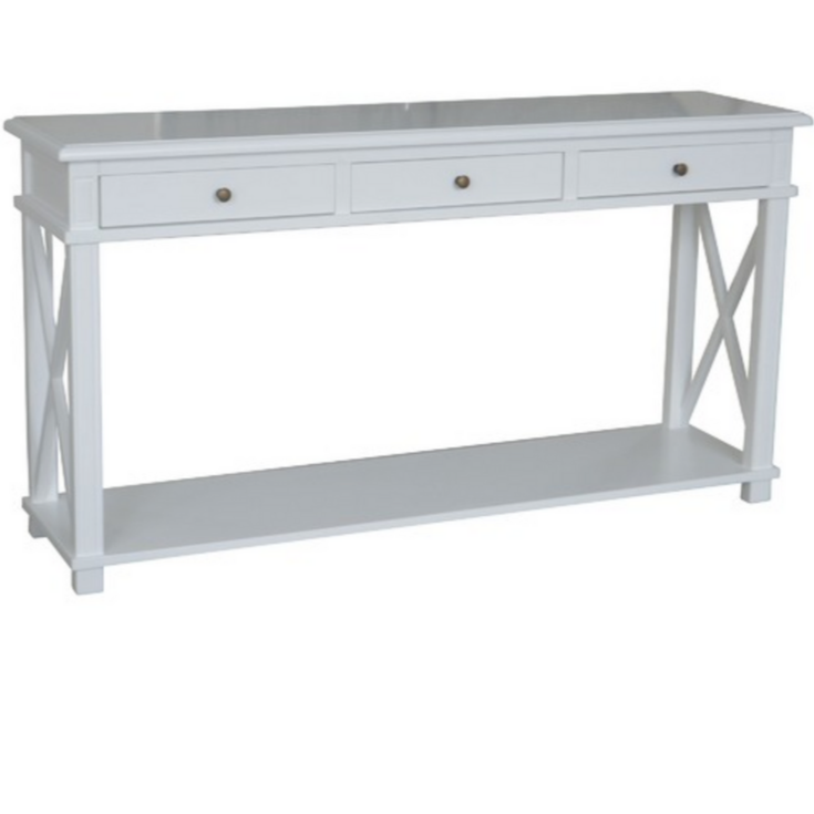 South Beach Three Drawer Console Table