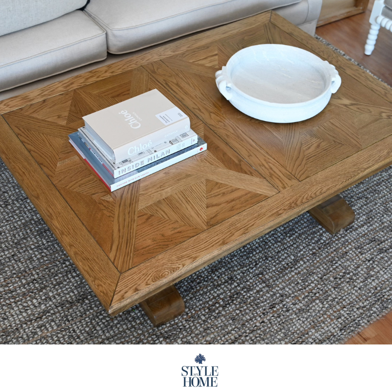 Kensington Parquetry Natural Oak Coffee Table