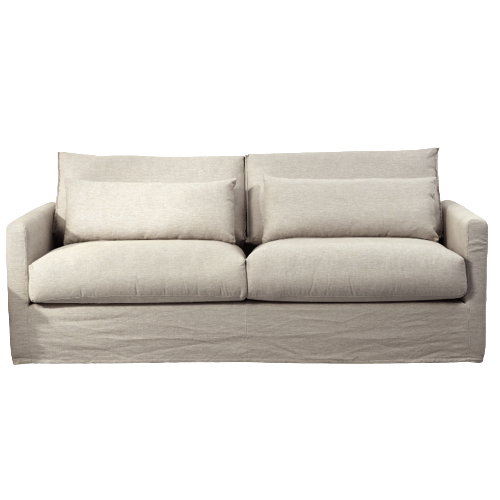 Capri Linen 3 Seater Lounge 210cm