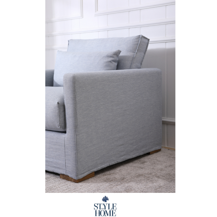 Capri Slip Cover Linen Armchair - Covers Only