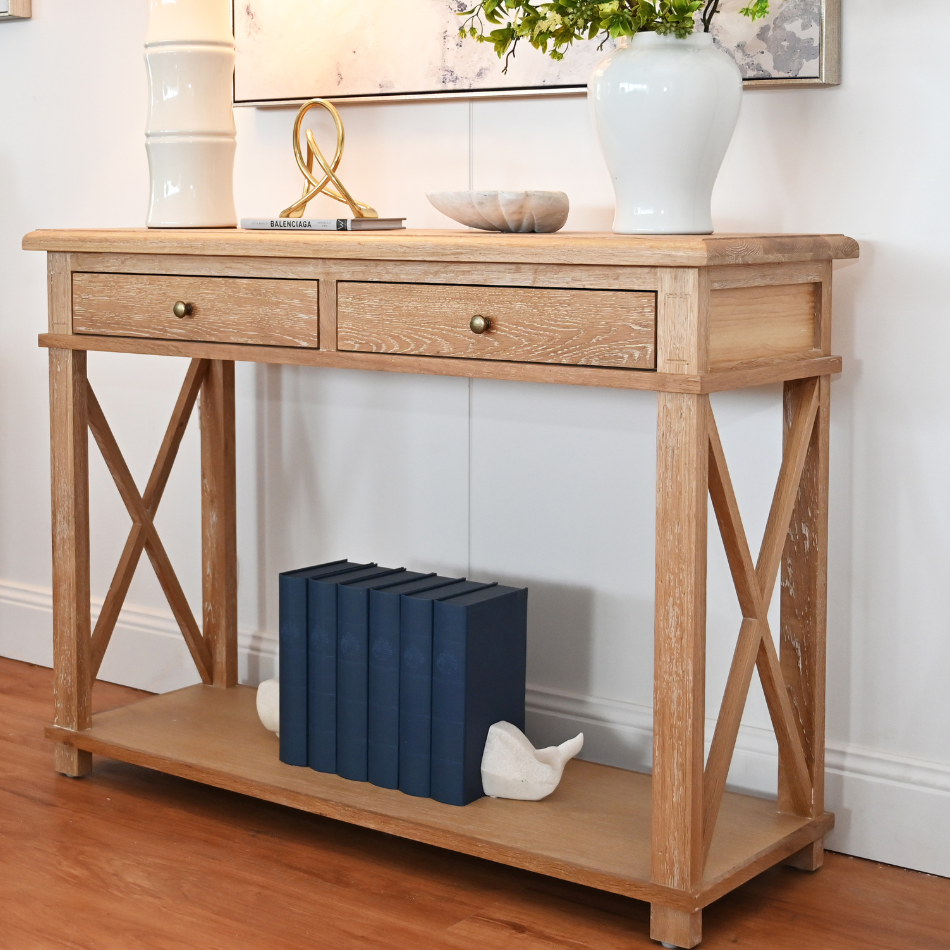 South Beach Two Drawer Console Table