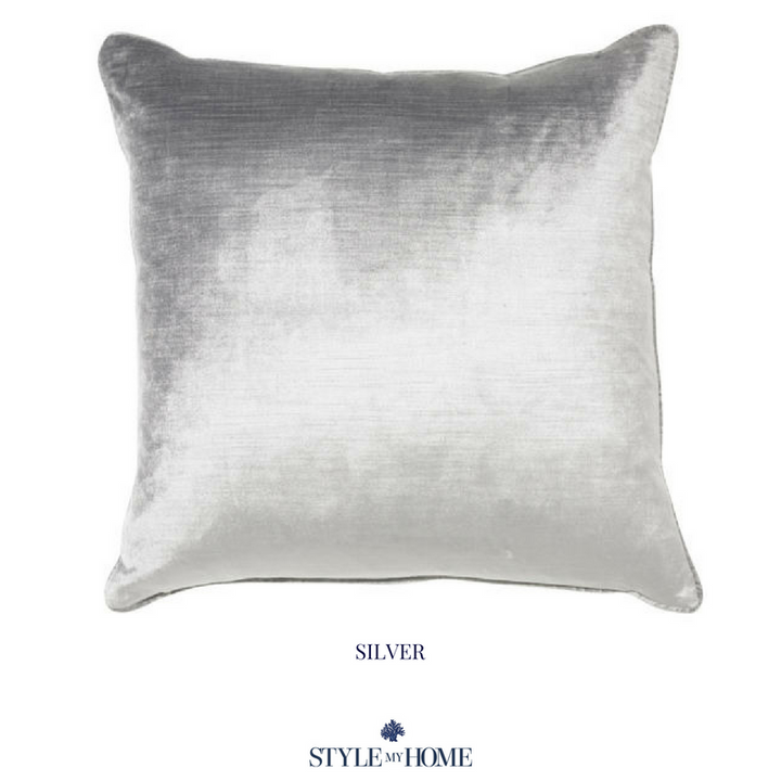 Roma Luxury Velvet Cushions With Feather Insert