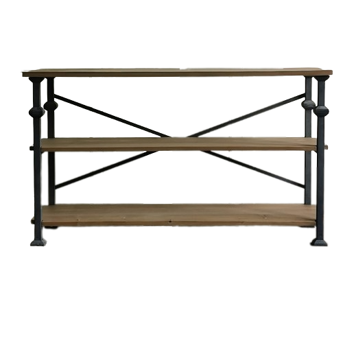 ex floor 'Jackson' Recycled Wood & Iron Console Table