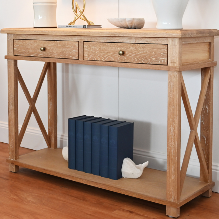 South Beach Two Drawer Console Table