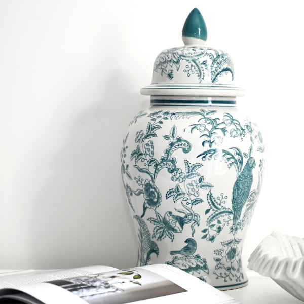 Aviary Handpainted Jar - 2 sizes available