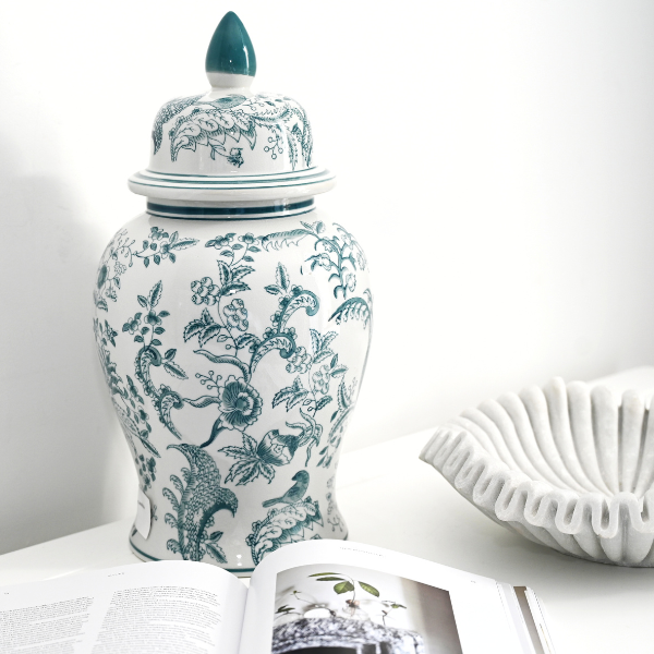 Aviary Handpainted Jar - 2 sizes available