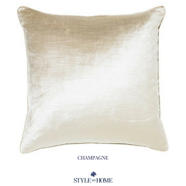 Roma Luxury Velvet Cushions With Feather Insert