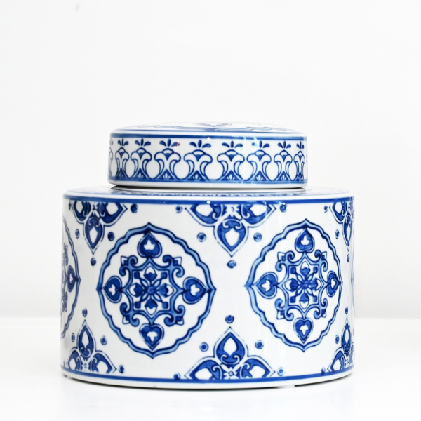 'Mayan' Handpainted Jar - 3 sizes available