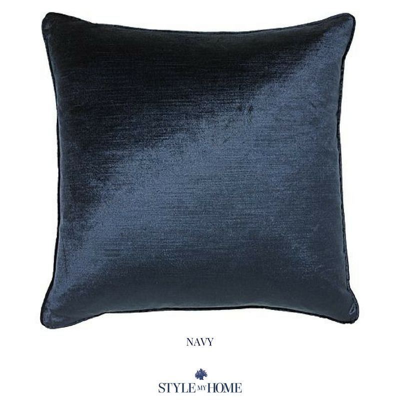 Roma Luxury Velvet Cushions With Feather Insert