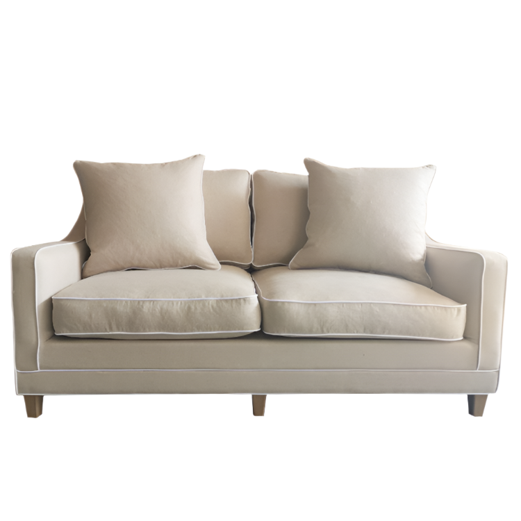 Martha 2 Seater Linen Lounge