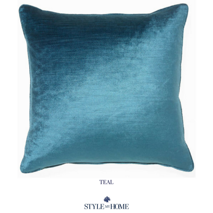 Roma Luxury Velvet Cushions With Feather Insert