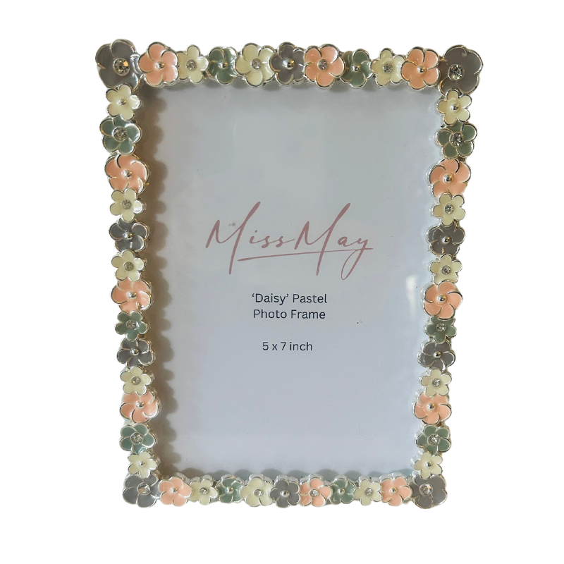 Daisy pastel photo frame