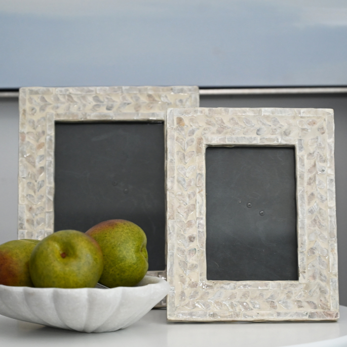 Vine Mother Of Pearl Photo Frame - 2 Sizes