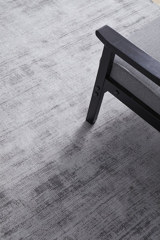 Blair Grey Viscose Rug