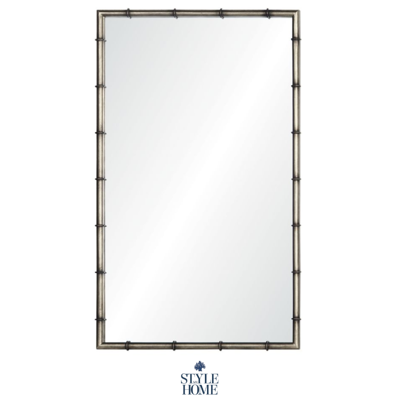 'Elan' Nickel Rectangle Mirror