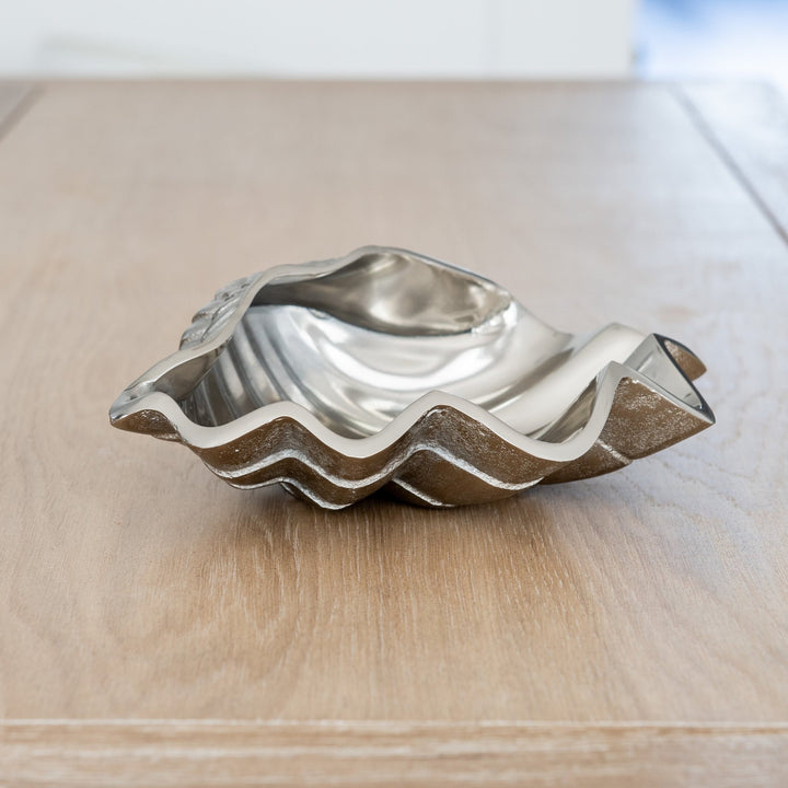 Clam Silver Decorative Bowl