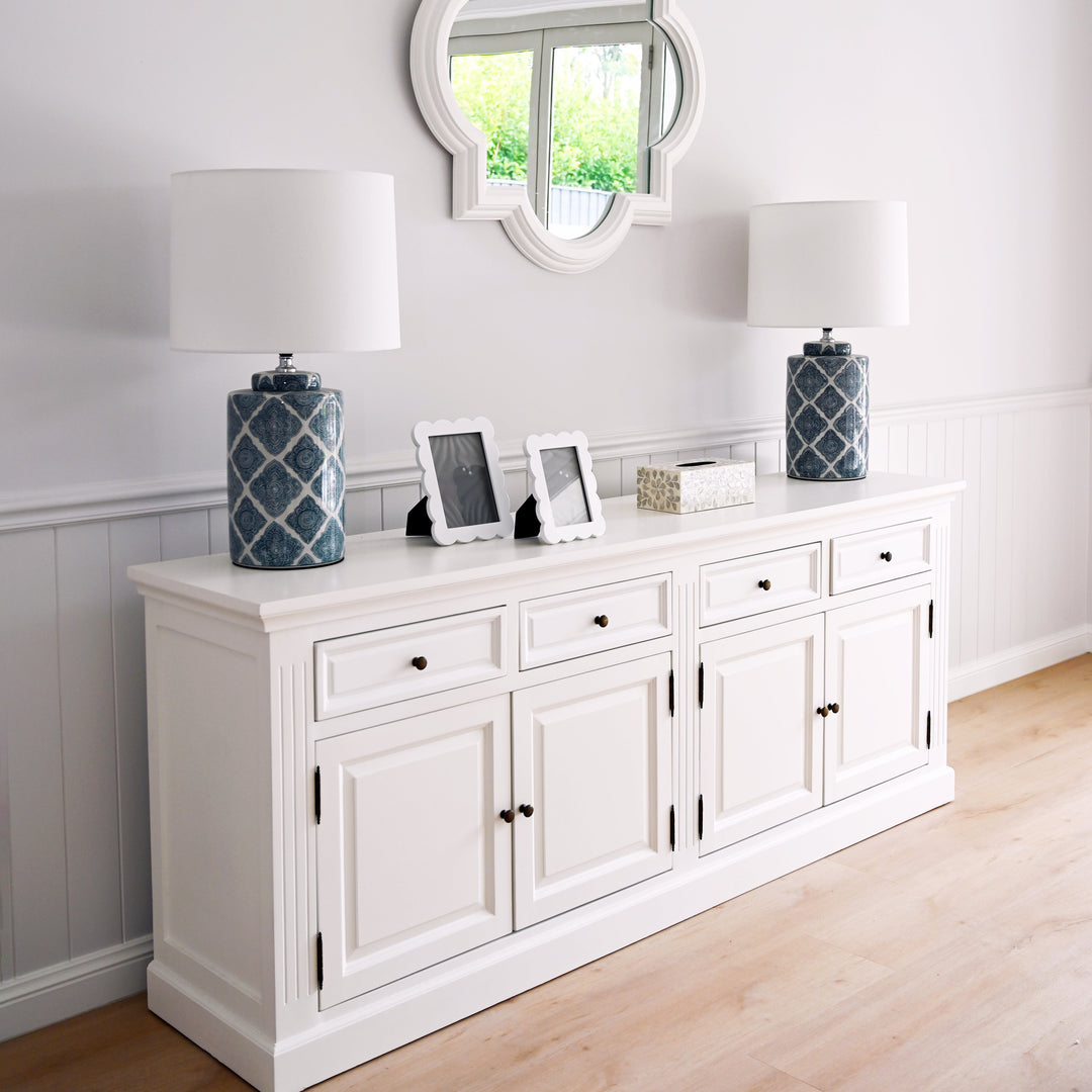 Hamptons style large white buffet