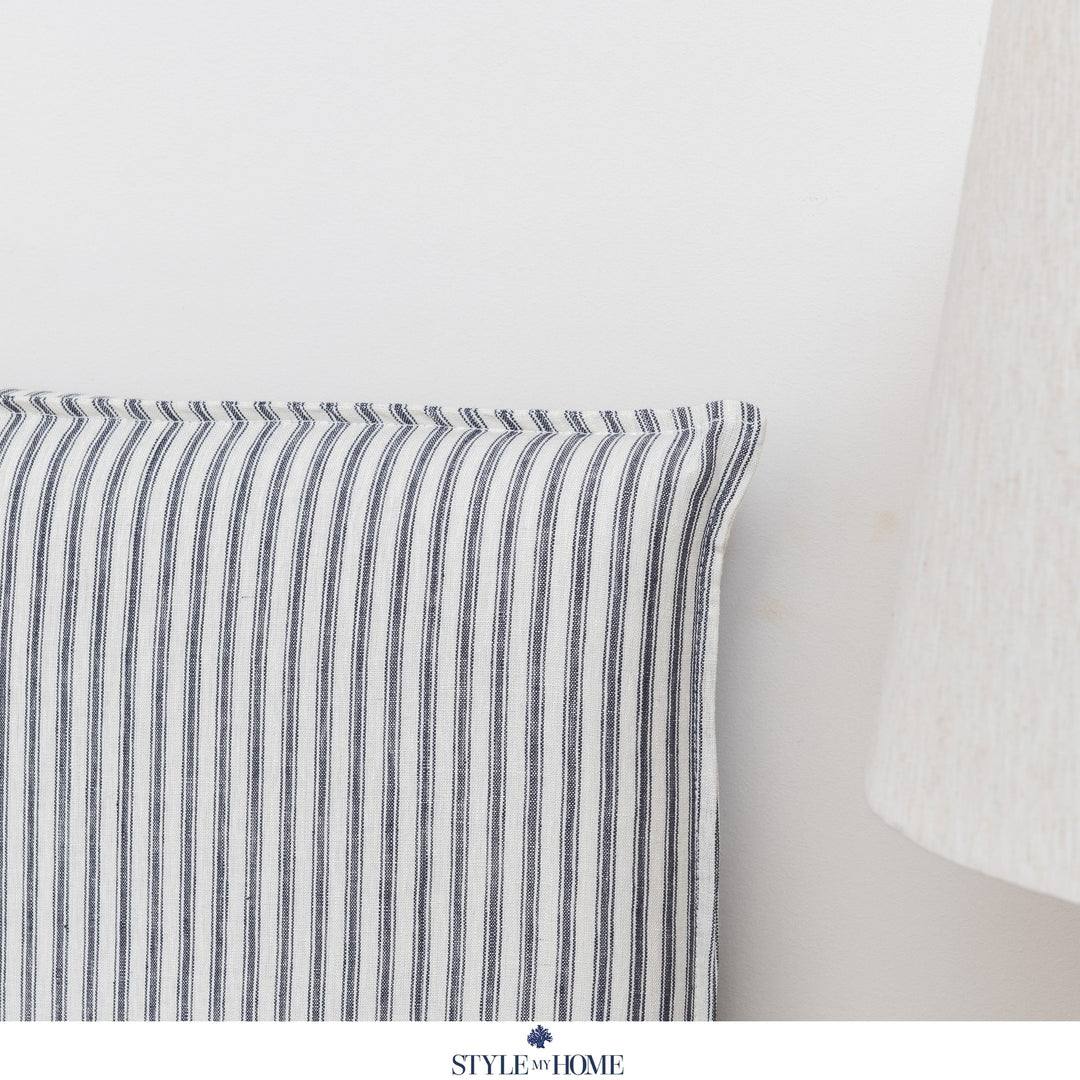 Hamptons bed frame stripe