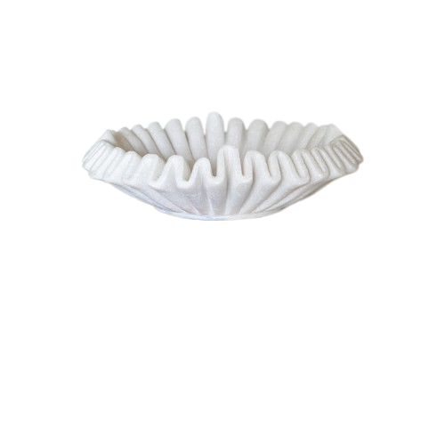 Ruffle Marble Bowl