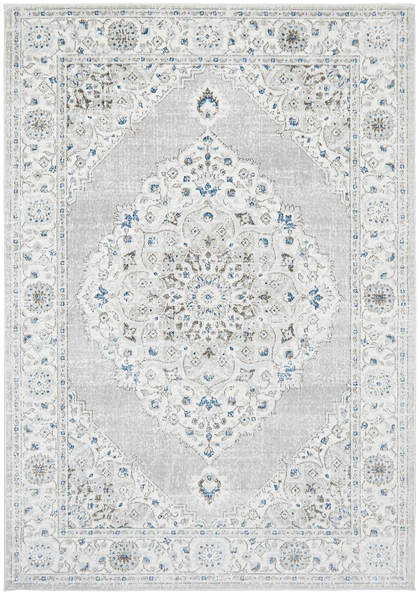 Manhattan Transitional Rug Silver