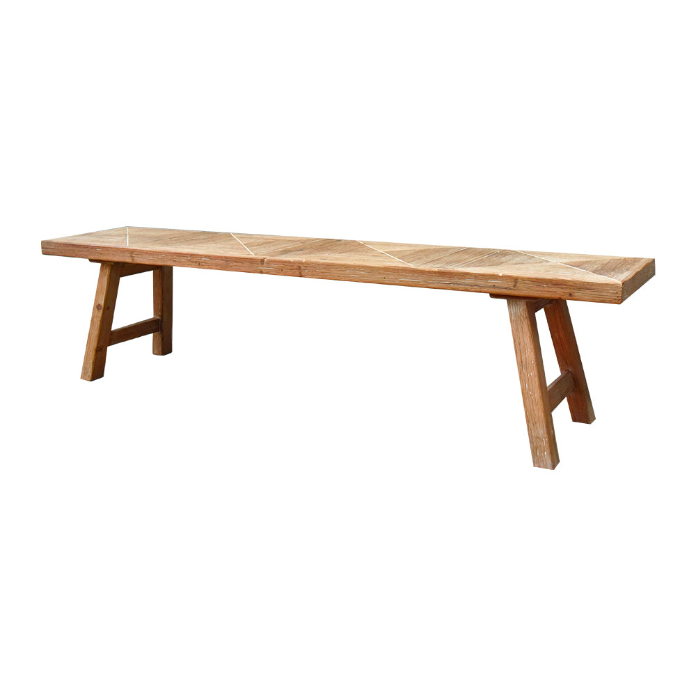 Trestle Wooden Bench