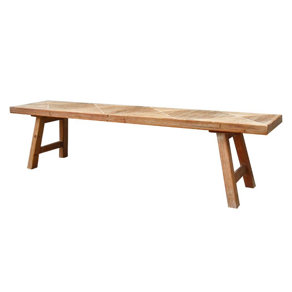 Trestle Wooden Bench