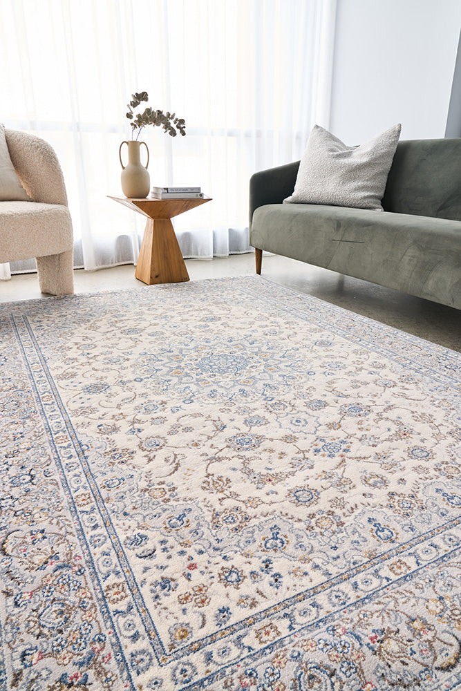 Melody Kashan Ivory Rug