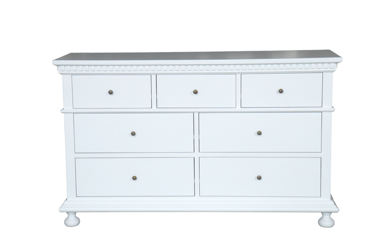 Hamptons 7 drawer chest 