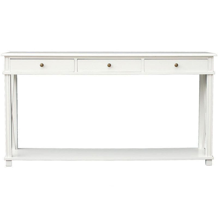 SOUTH BEACH Hamptons Cross Leg Console Style My Home Sydney Australia Coastal