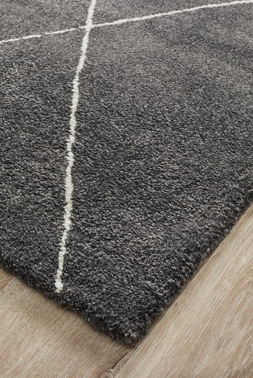 Broadway Diamond Charcoal Rug