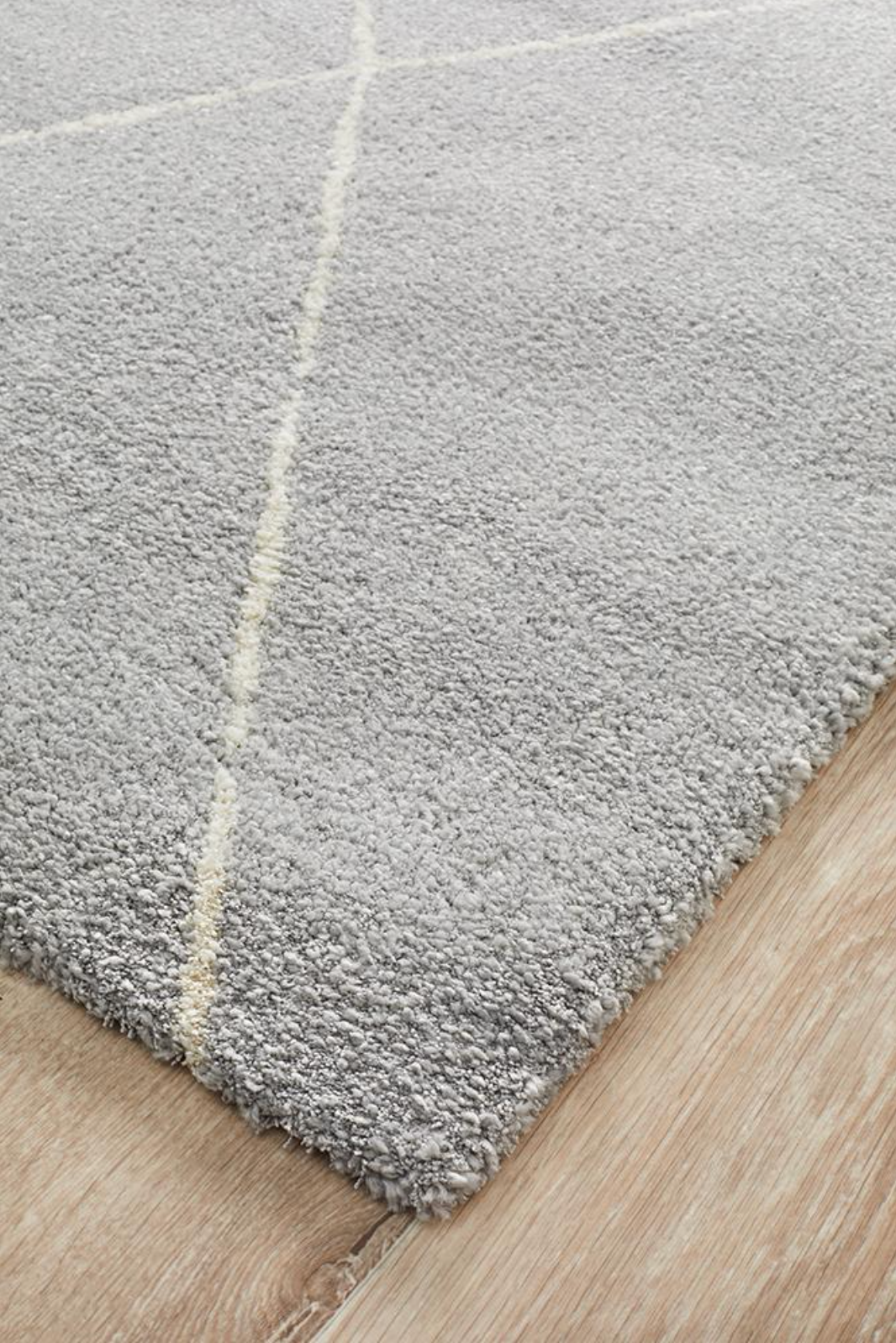 Broadway Diamond Silver Rug