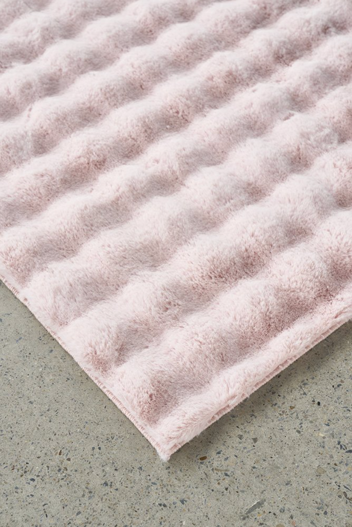 Bubble Blush Washable Rug