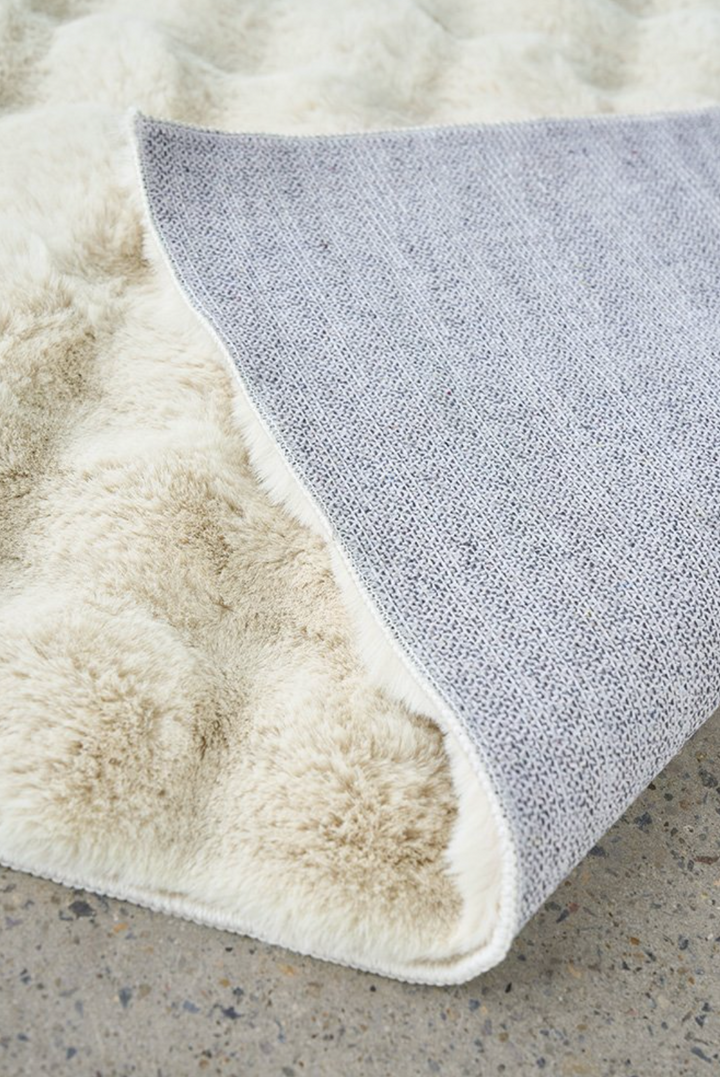 Bubble Natural Washable Rug