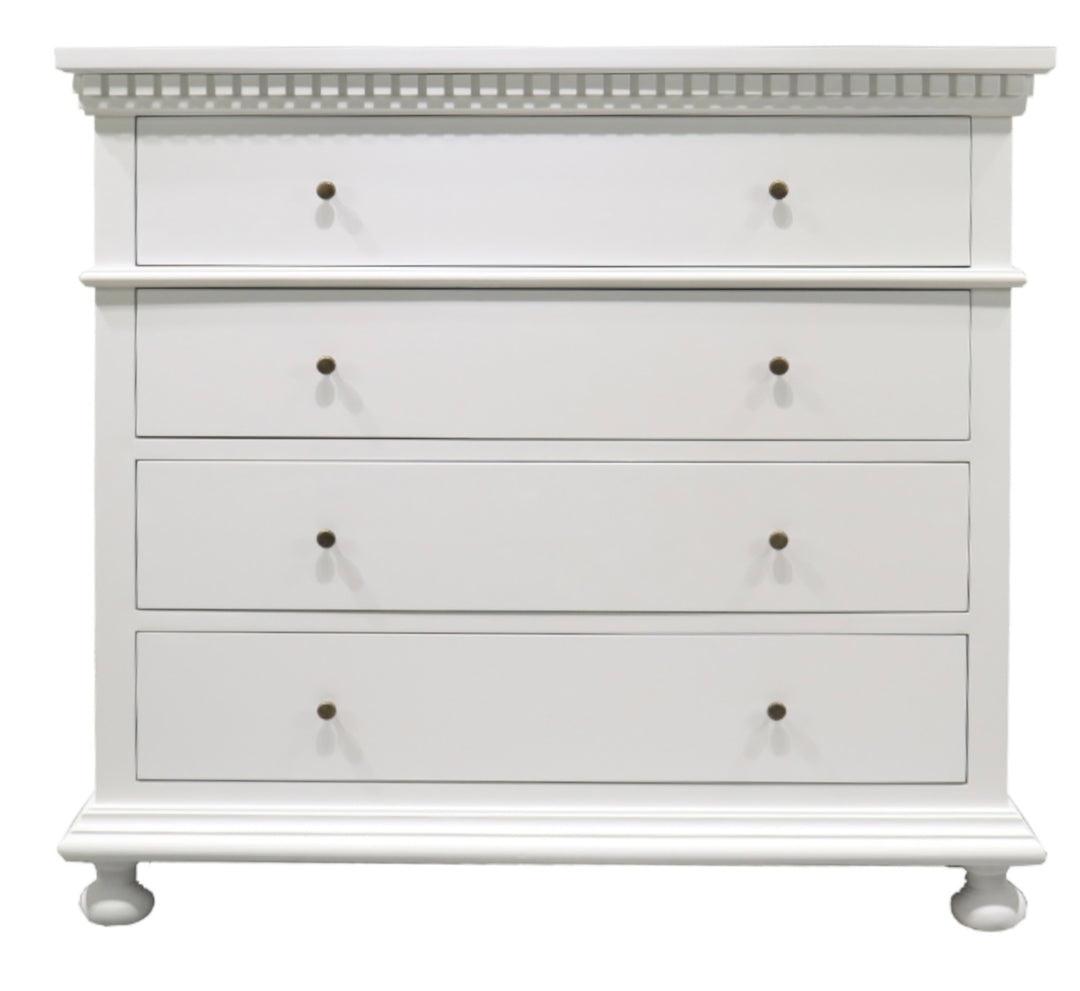 Regency Four Drawer Chest Large Legs