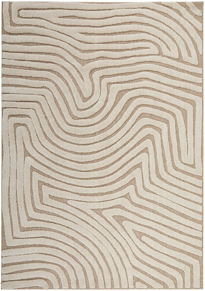 Tessa Textured Beige Rug