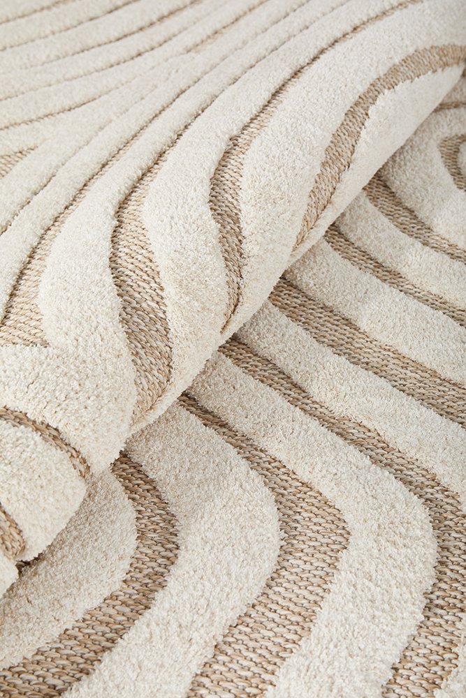 Tessa Textured Beige Rug