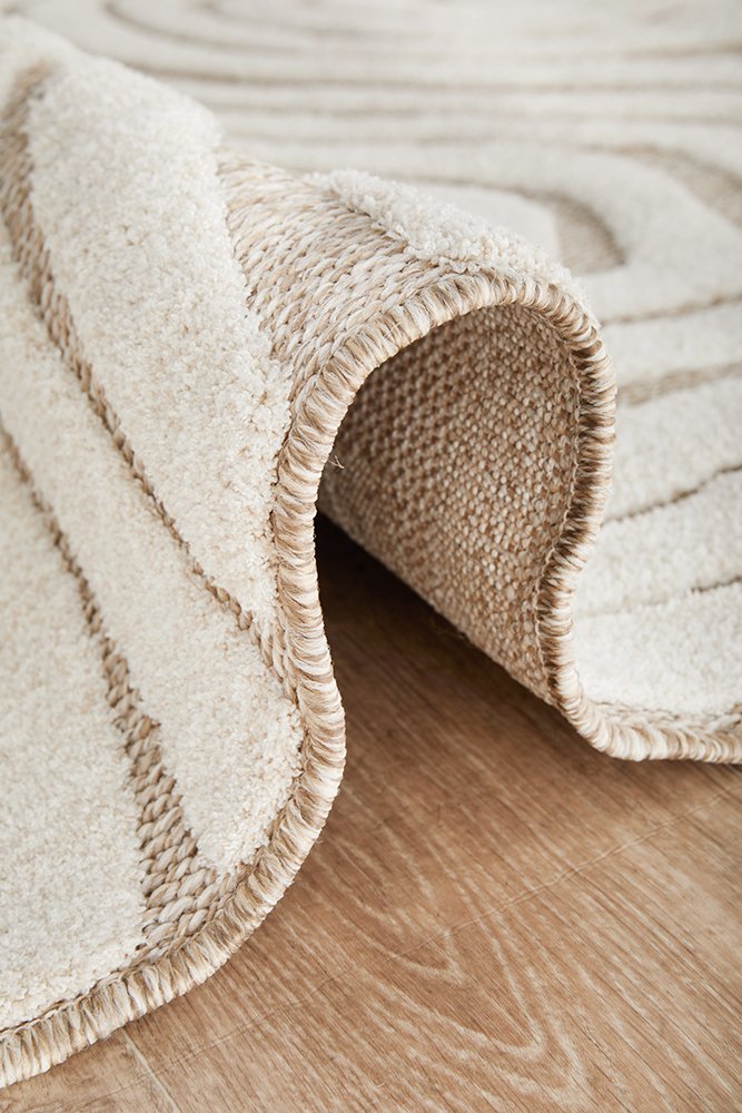 Tessa Textured Beige Rug