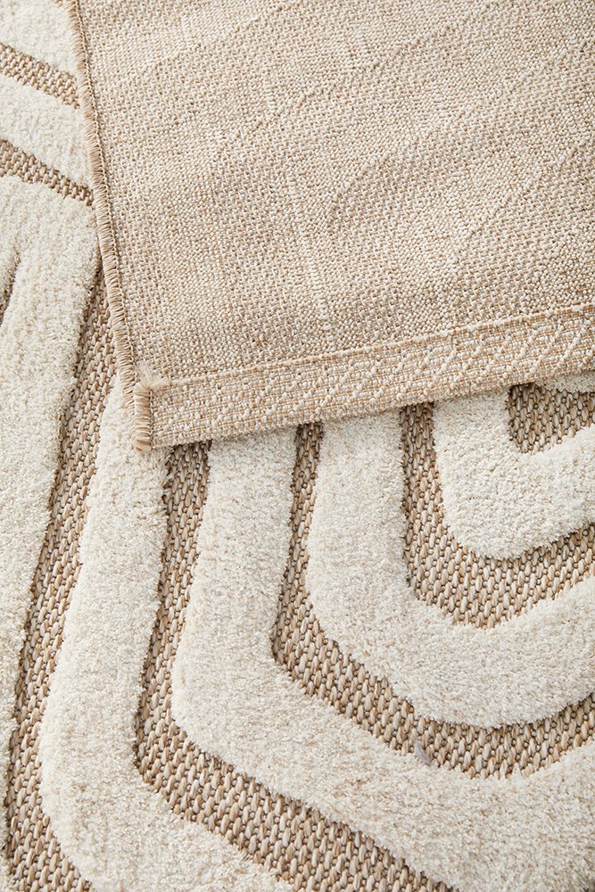 Tessa Textured Beige Rug