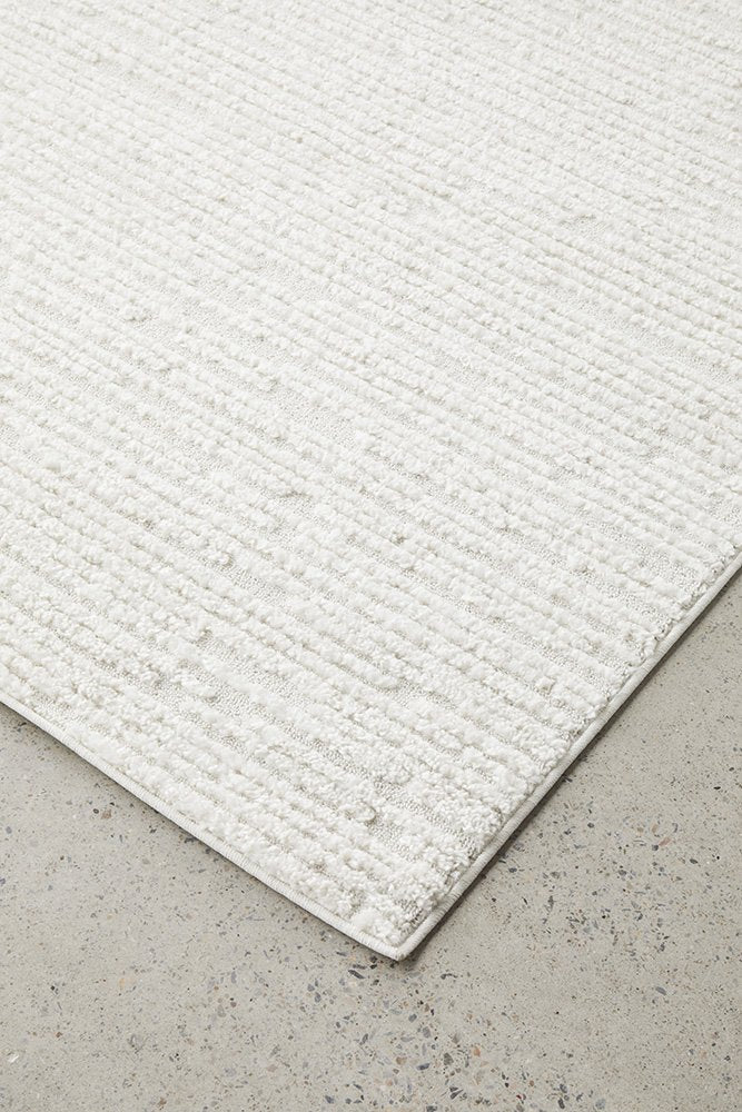 Sienna Modern White Rug