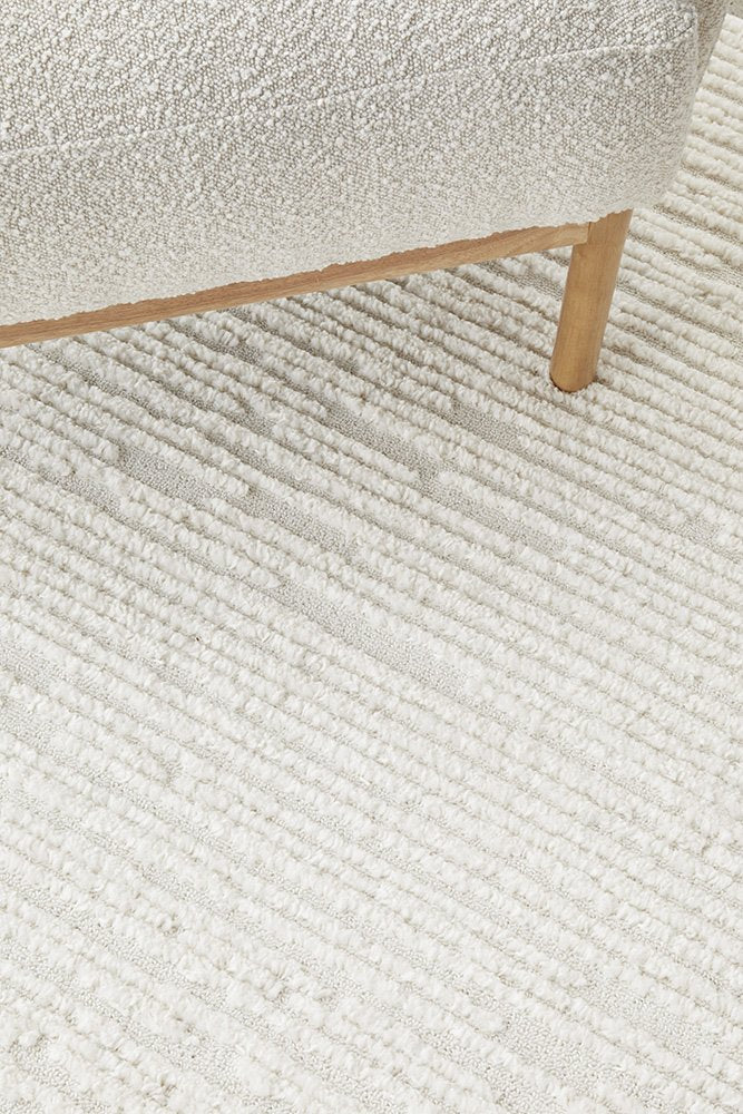 Sienna Modern White Rug