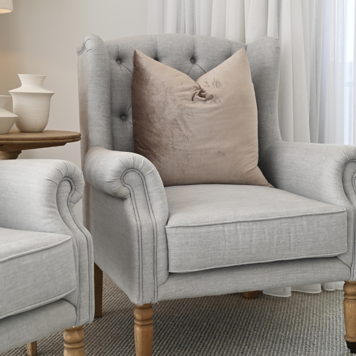 Harriet Linen Armchair