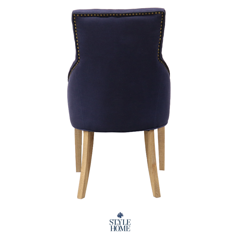 Leopold Upholstered Linen Dining Chair