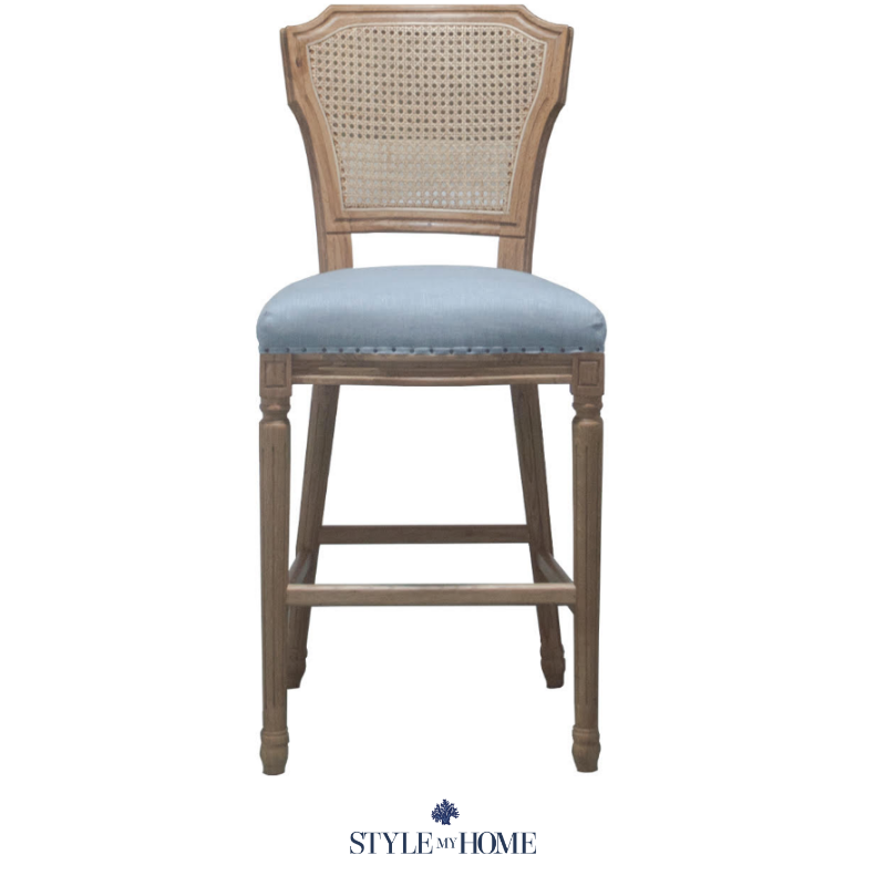 April Luxury Upholstered Kitchen Stool