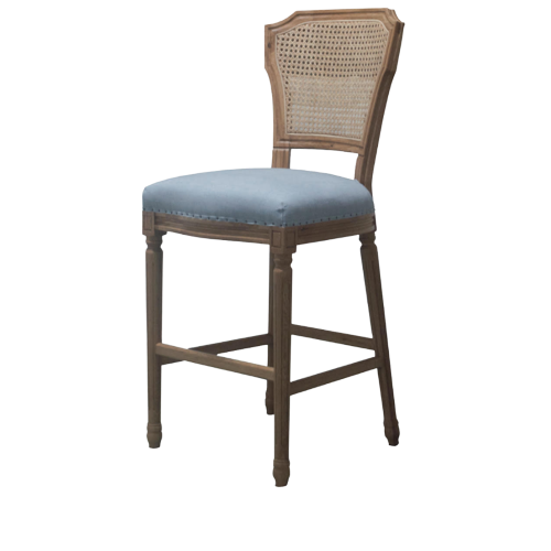 April Luxury Upholstered Kitchen Stool