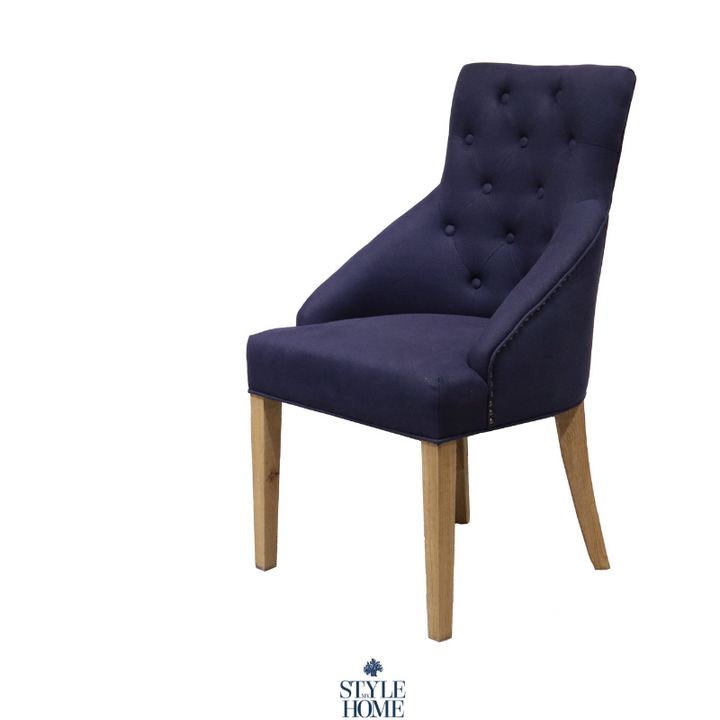 Leopold Upholstered Linen Dining Chair